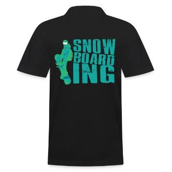 Snowboarding - Polo Homme - noir - Dos - Kai (181cm)