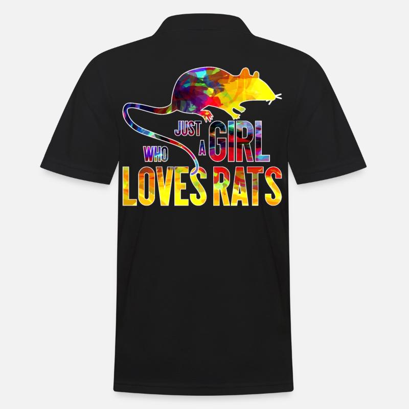 Ratten - Männer Poloshirt - Schwarz