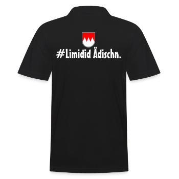 Limidid Ädischn Franke Fränkisch Franken Wappen Lu - Männer Poloshirt - Schwarz - Hinten - Kai (181cm)