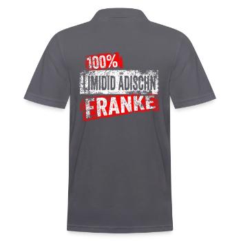 Franke Limidid Ädischn Fränkisch Unterfranken Lust - Men's Polo Shirt - charcoal grey - Back - Nico (186cm)