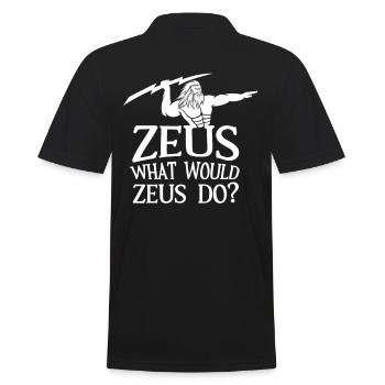 Que ferait Zeus - Polo Homme - noir - Dos - Kai (181cm)