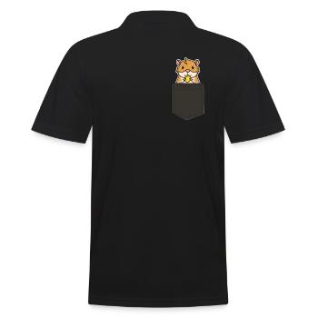 Cadeau hamsters dans le sac - Polo Homme - noir - Dos - Kai (181cm)