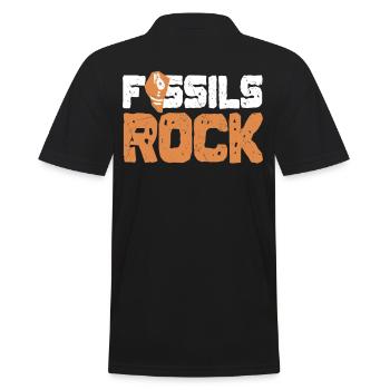 Fossils Rock Archaeology Geschenk - Männer Poloshirt - Schwarz - Hinten - Kai (181cm)