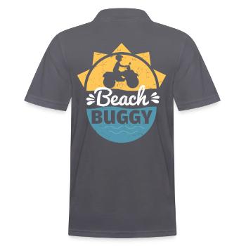 Amant de buggy de plage - Polo Homme - charbon - Dos - Nico (186cm)