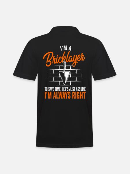 Maurer Craftsman Bricklayer - Men's Polo Shirt - black