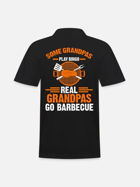 Barbecue BBQ Grill - Men's Polo Shirt - black