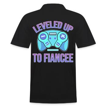 Gamer Leveled Up To Fiancee - Polo Homme - noir - Dos - Kai (181cm)