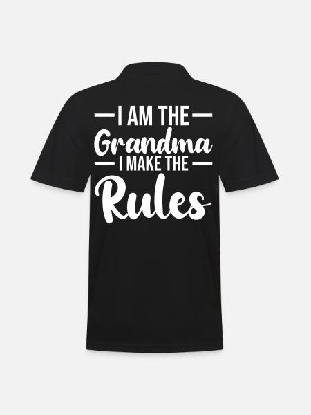 Granny Rules - Men's Polo Shirt - black