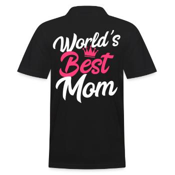 Meilleur Maman Maman Fête des mères - Polo Homme - noir - Dos - Kai (181cm)