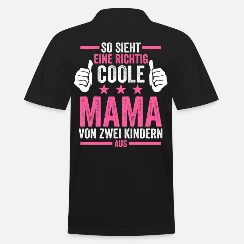 Beste Mama - Männer Poloshirt - Schwarz