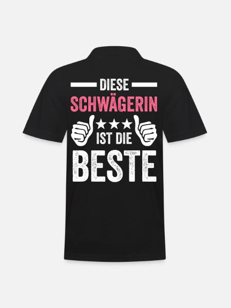 Beste Schwägerin Geschenk - Männer Poloshirt - Schwarz
