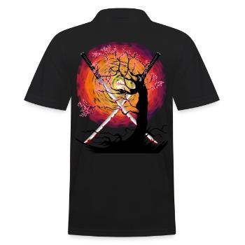 Katana Japon Samouraï épée épée - Polo Homme - noir - Dos - Kai (181cm)
