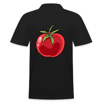 Tomato tomatoes tomatoes greenhouse vegetables - Men's Polo Shirt - black - Back - Kai (181cm)