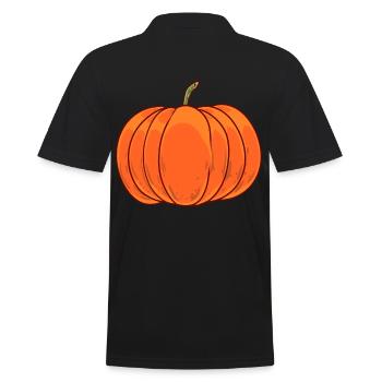 Potiron Jardin automne légumes Halloween récolte - Polo Homme - noir - Dos - Kai (181cm)