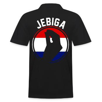 Croate Jebiga Brate Croatie Balkans Croates - Polo Homme - noir - Dos - Kai (181cm)