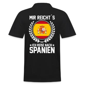 Spanien Teneriffa Spanier Spanierin Spanisch Spani - Männer Poloshirt - Schwarz - Hinten - Kai (181cm)