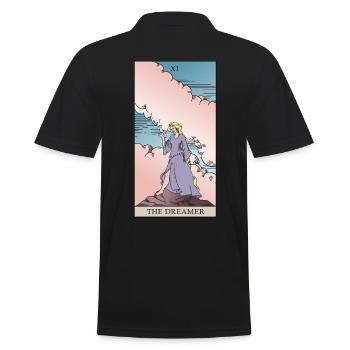Tarot carte des rêveurs pour rêveur magique - Polo Homme - noir - Dos - Kai (181cm)