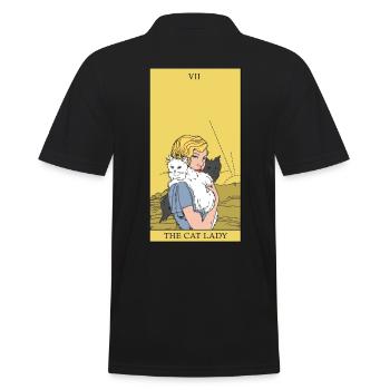 Chats Lady Tarot carte occulte Spirit Symbole - Polo Homme - noir - Dos - Kai (181cm)