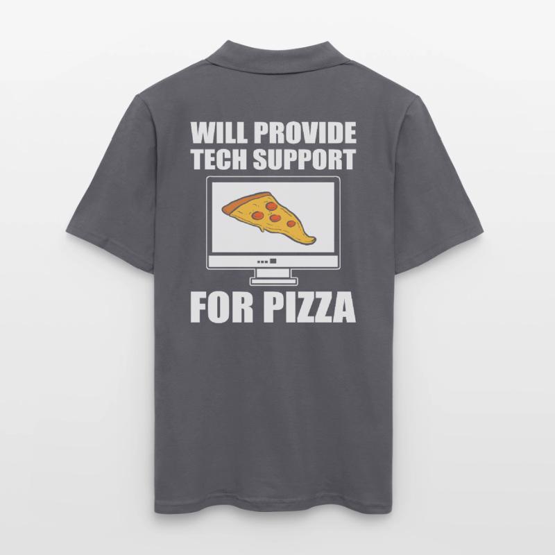 Will Provide Tech Support For Pizza Tech Support Polo Homme