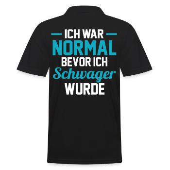 Schwager - Männer Poloshirt - Schwarz - Hinten - Kai (181cm)