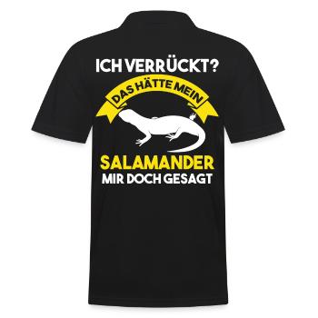 Salamander - Männer Poloshirt - Schwarz - Hinten - Kai (181cm)