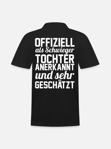 Schwiegertochter - Männer Poloshirt - Schwarz