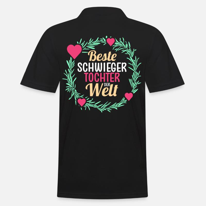 Schwiegertochter - Männer Poloshirt - Schwarz