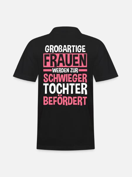 Schwiegertochter - Männer Poloshirt - Schwarz