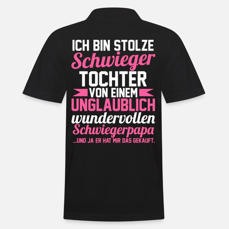 Schwiegertochter - Männer Poloshirt - Schwarz