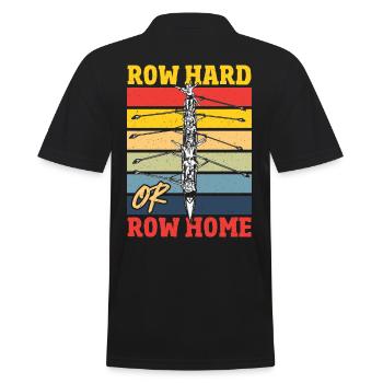 Row Hard ou Row Home Rowing Regatta - Polo Homme - noir - Dos - Kai (181cm)