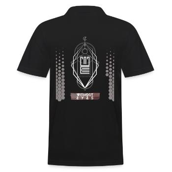 Meilleur design techno sans yeux - Polo Homme - noir - Dos - Kai (181cm)