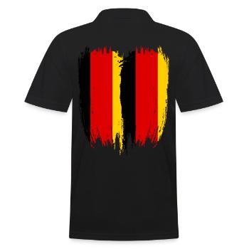 Allemagne Drapeau Allemagne - Polo Homme - noir - Dos - Kai (181cm)