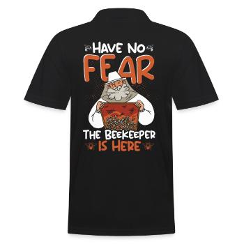 Imker Imkerei Biene Bienen Naturschutz Bienenvolk - Männer Poloshirt - Schwarz - Hinten - Kai (181cm)