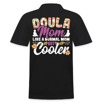 Obstétricien Sage-femme Doula Mère Bébé Emploi Malade - Polo Homme - noir - Dos - Kai (181cm)