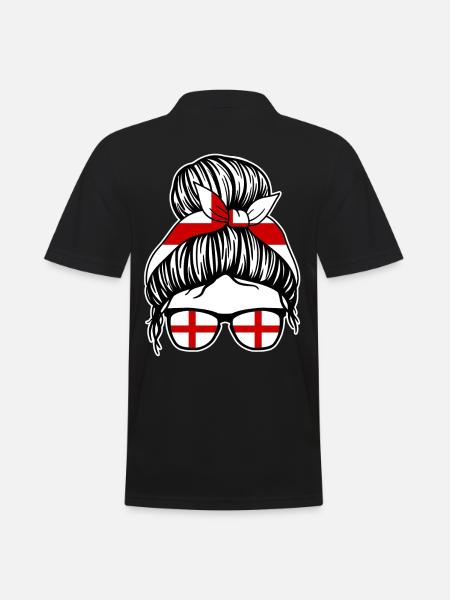 Engländer Englisches England - Männer Poloshirt - Schwarz
