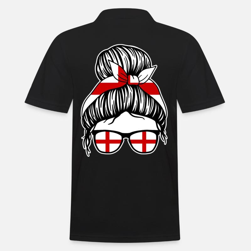 Engländer Englisches England - Männer Poloshirt - Schwarz