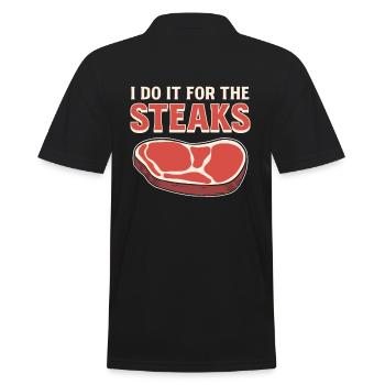 Grill Grill BBQ Griller Steak Grill Viande Grill Grill - Polo Homme - noir - Dos - Kai (181cm)
