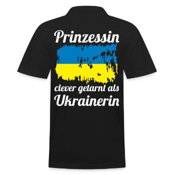 Prinzessin Ukrainer Ukrainisches Ukraine - Männer Poloshirt - Schwarz - Hinten - Kai (181cm)