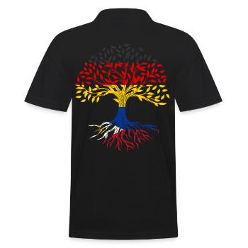 Roots Tree Allemagne Philippines - Polo Homme - noir - Dos - Kai (181cm)