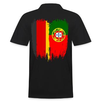 Allemagne Drapeau Portugal - Polo Homme - noir - Dos - Kai (181cm)