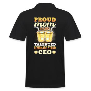 Fière maman d’un PDG de stand de limonade très talentueux - Polo Homme - noir - Dos - Kai (181cm)