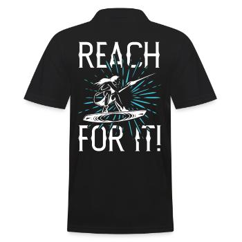 For It Sports Wakeboarding - Men's Polo Shirt - black - Back - Kai (181cm)