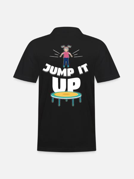 It Up Trampoline Trampolining - Men's Polo Shirt - black