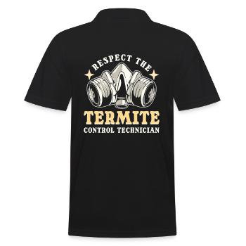 Respecter le ravageur technicien en lutte contre les termites - Polo Homme - noir - Dos - Kai (181cm)