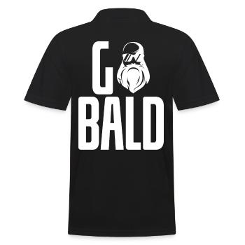 Bald Cool Sunglasses - Men's Polo Shirt - black - Back - Kai (181cm)