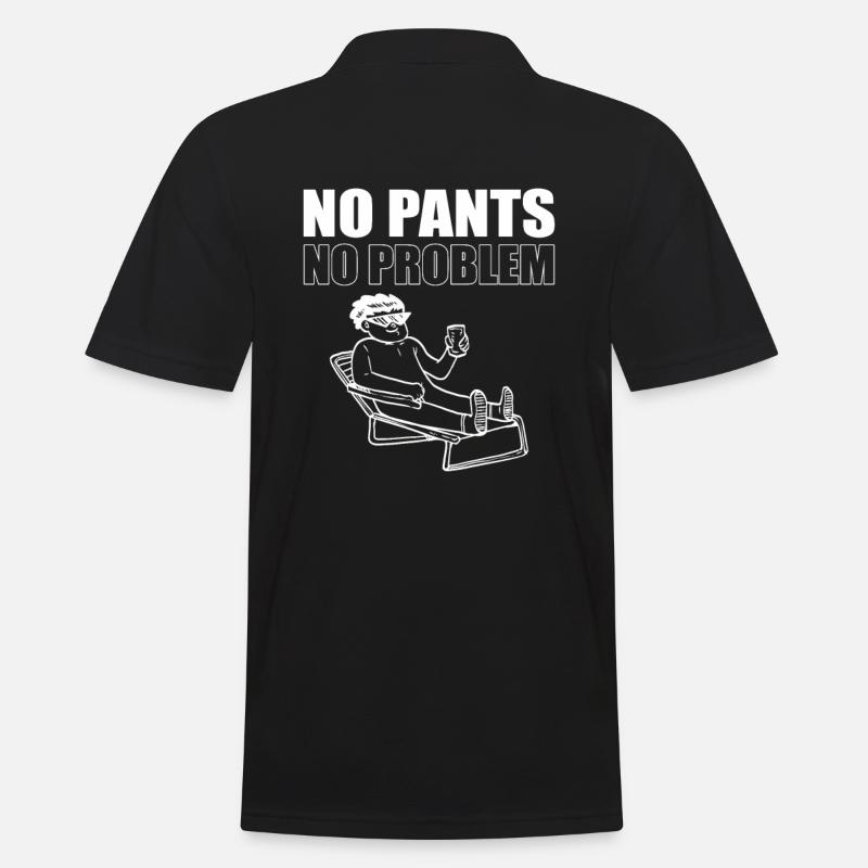 No Pants No Problem - Men's Polo Shirt - black