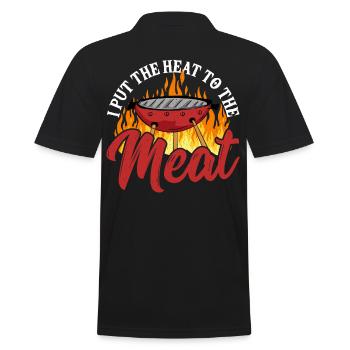 Grillades Grill BBQ Viande Grill Master Grilling - Polo Homme - noir - Dos - Kai (181cm)