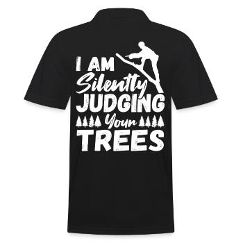 Arboriculteurs Bûcherons Bûcherons Forestiers Forestiers Forestiers - Polo Homme - noir - Dos - Kai (181cm)