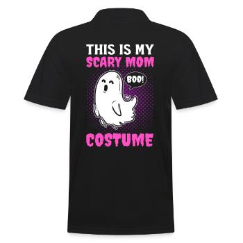 Halloween This Is My Scary Mom Costume Boo - Männer Poloshirt - Schwarz - Hinten - Kai (181cm)