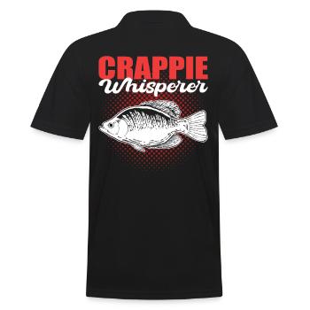 Crappie Whisperer Crappie Fishing Fish Hunting - Männer Poloshirt - Schwarz - Hinten - Kai (181cm)